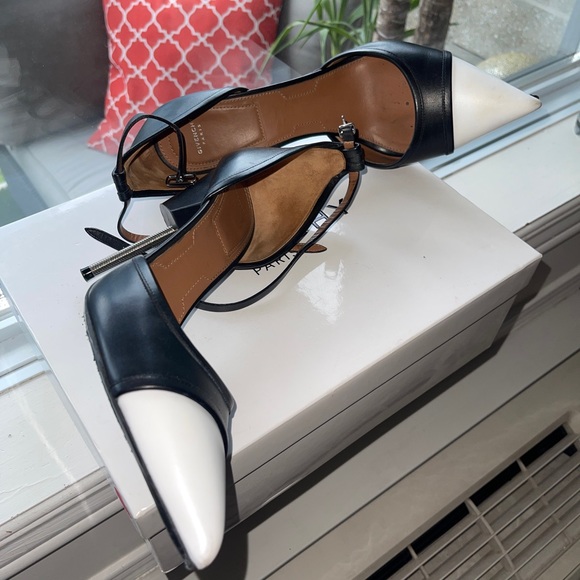 GIVENCHY 42 Screw Heel Heels Black & White - Picture 5 of 5